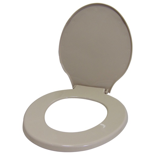 [6071] ASIENTO PARA INODORO ROSADO PALIDO REDONDO RESIMOL