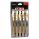 JUEGO DE TIRADORES 5PZAS 160MM LITANI