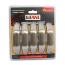 JUEGO DE TIRADORES 5PZAS 96MM LITANI