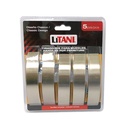 JUEGO DE TIRADORES 5PZAS 96MM LITANI