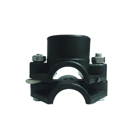 [6832] ABRAZADERA SENCILLA 32MM 1" SALIDA 3/4" PARA RIEGO FAPLAST