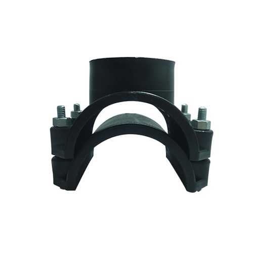 [6837] ABRAZADERA SENCILLA 50MM 1 1/2" SALIDA 3/4" PARA RIEGO FAPLAST