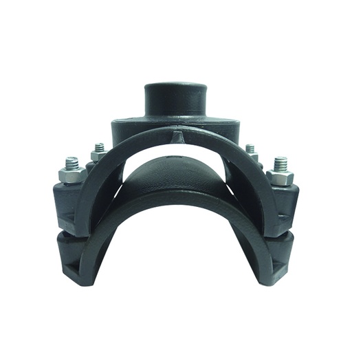 [6844] ABRAZADERA SENC 75MM 2 1/2" SALIDA 1/2" PARA RIEGO