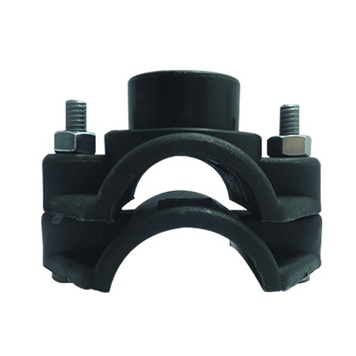 [6852] ABRAZADERA SENC 90MM 3" SALIDA 1 1/2" PARA RIEGO