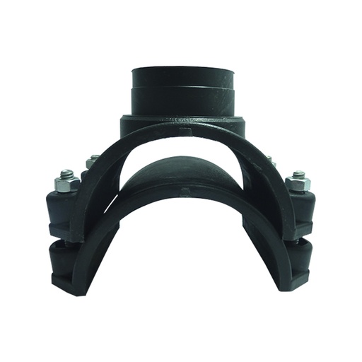 [6857] ABRAZADERA SENC 110MM 4" SALIDA 1 1/2" PARA RIEGO