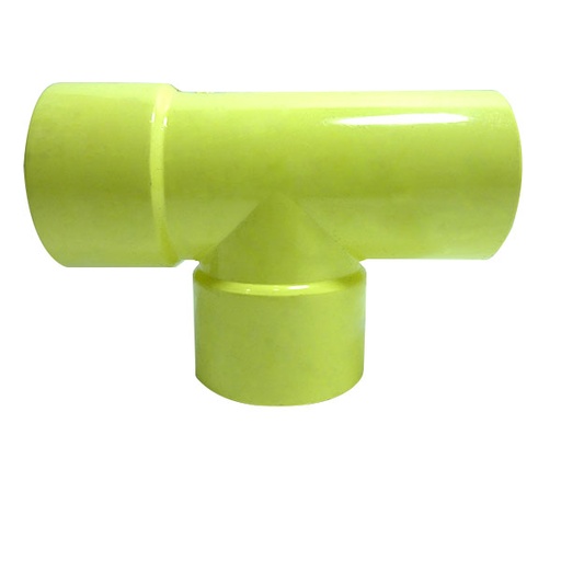 [6937] TEE AGUA SERVIDA DIAMETRO  50MM ESPESOR 1,8MM EMP. 130 PZAS