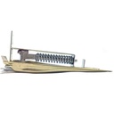 BISAGRA PISO VAIVEN 9 1/2" DORADA INDUMA