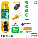 EXTENSION ELECTRICA CON PORTA LAMPARA TROEN 5M