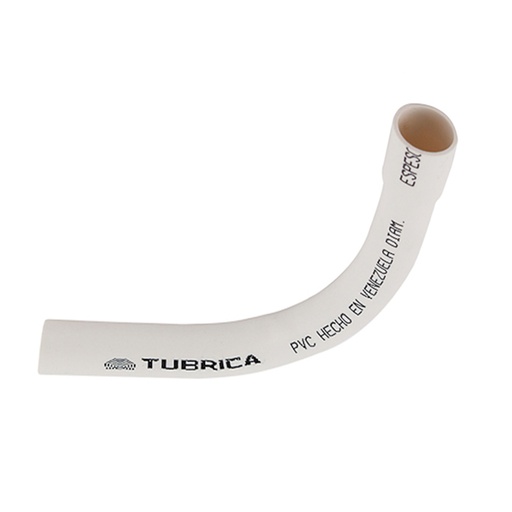 [7160] CURVA 90GR PVC CONDUIT 1" EXC TUBRICA