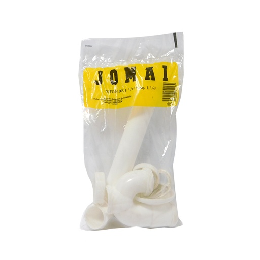 [7202] SIFON DE 1 1/2" CON ADAPTADOR A 1 1/4" JOMAI