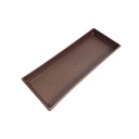 PLATO MATERO PP RECTCLÁSICO D-52 MARRÓN DECORA