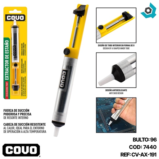 [7440] SUCCIONADOR DE ESTANO COVO