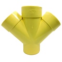 YEE DOBLE PVC SANIT 110MM EXCXC TUBRICA