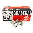GRASERA 1/4" U.N.F. 15 CODO 90 GRADOS MEJIA (1X100)