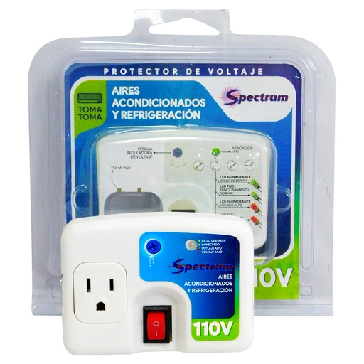 [7550] PROTECTOR DE VOLTAJE 110V T/T PARA AIRES SPECTRUM