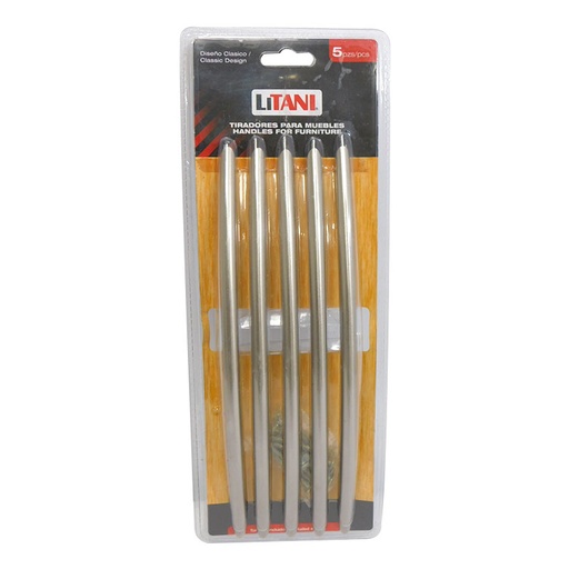 [7592] JUEGO DE TIRADORES 5PZAS 224MM LITANI
