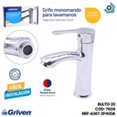 GRIFERIA PARA LAVAMANOS MONOMANDO GRIVEN