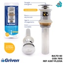 DESAGUE PARA LAVAMANOS 1 1/4" X 21CM PUSH GRANDE GRIVEN