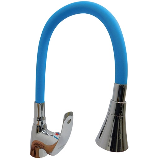 [7620] GRIFERIA PARA FREGADERO MONOMANDO FLEXIBLE TURQUESA GRIVEN