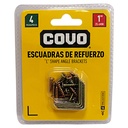 ANGULO 1" ACERO 4 PZAS COVO