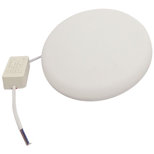 [7779] LAMPARA LED REDODNA 24W PANEL SIN BORDE LUZ BLANCA ANGEL LIGHT