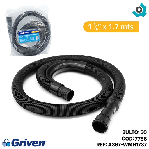 [7786] MANGUERA UNIVERSAL 1.7MT PARA LAVADORAS GRIVEN